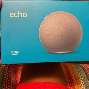 The Alexa Echo is a smart speaker that runs of commands, plays music for you.